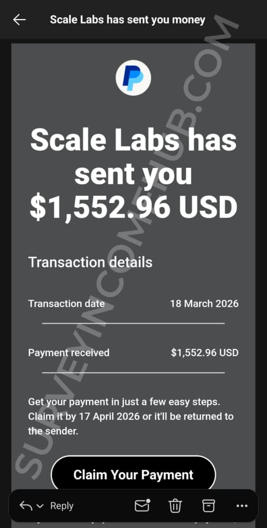 Payment proof