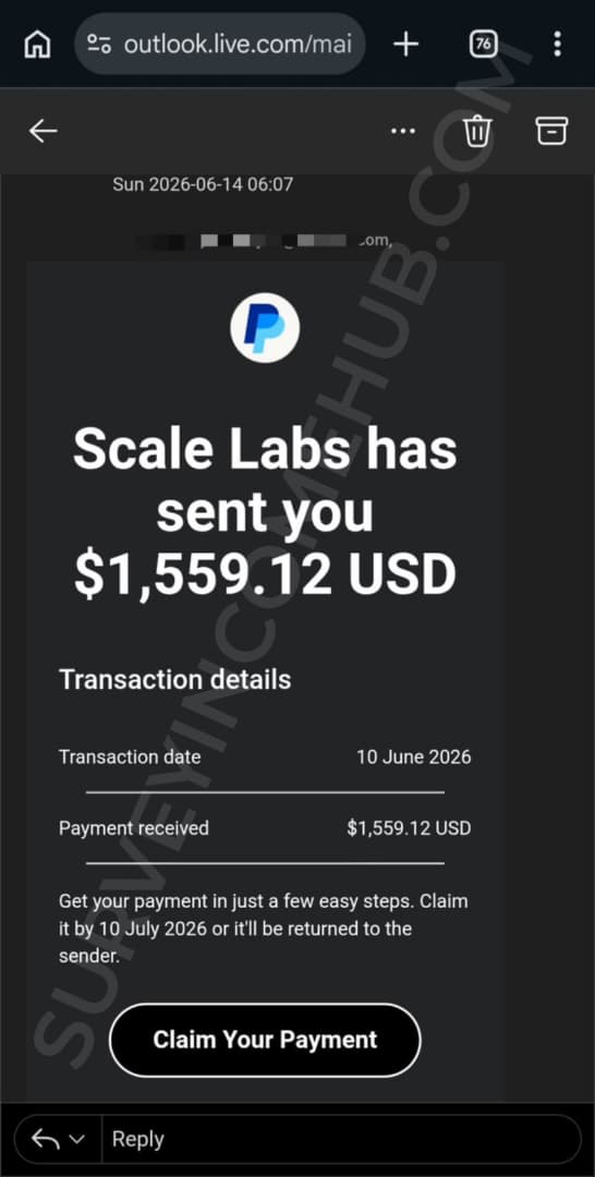 Payment proof