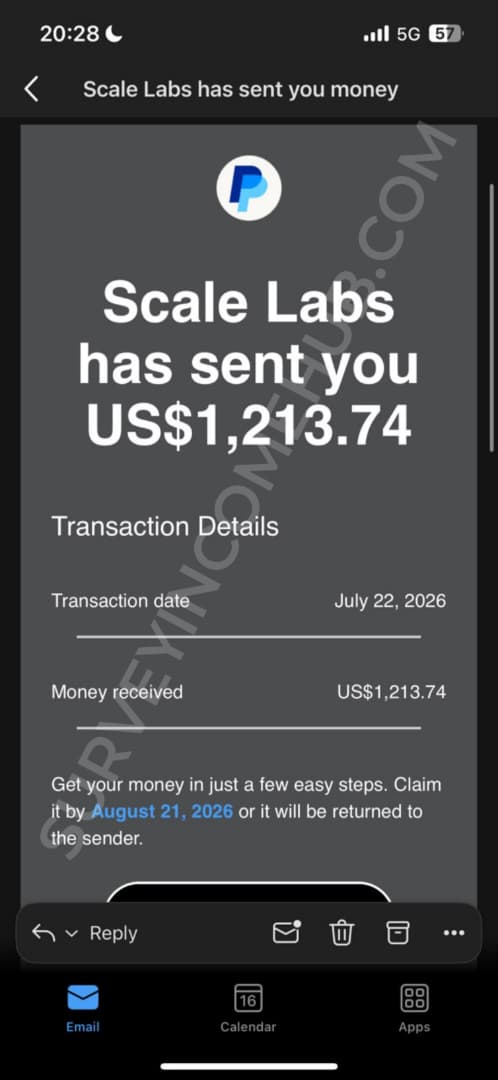 Payment proof