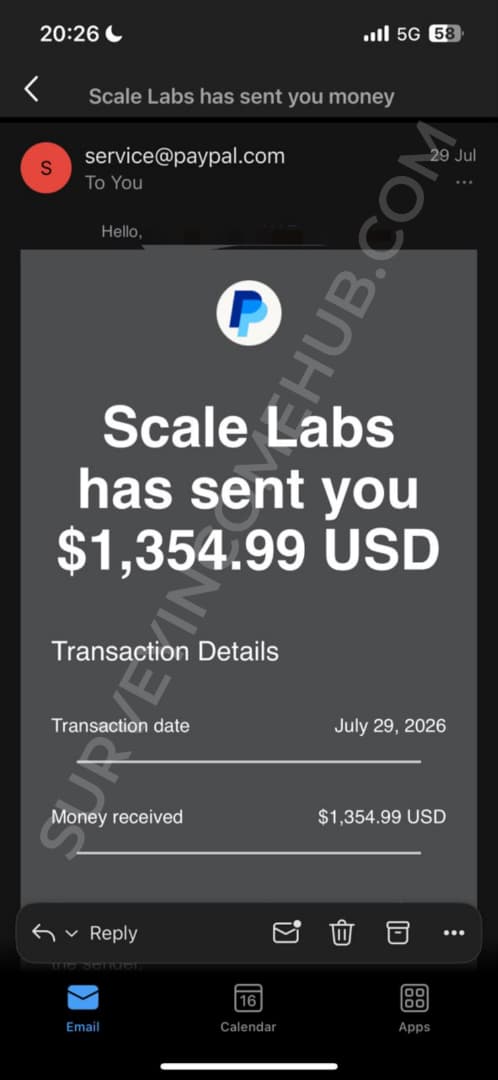 Payment proof